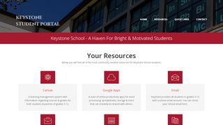 
                            4. Keystone School-Student Portal