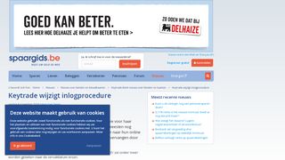 
                            9. Keytrade wijzigt inlogprocedure - Spaargids.be