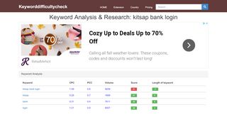 
                            6. Keyword Analysis & Research: kitsap bank login