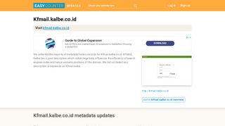 
                            8. KFMAIL Kalbe (Kfmail.kalbe.co.id) - KFMAIL Login