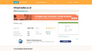 
                            3. Kfmail.kalbe.co.id: KFMAIL Login - Easy Counter