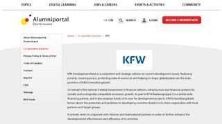 
                            7. KfW Development Bank - Alumniportal Deutschland