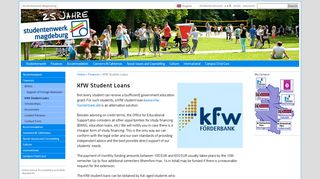 
                            6. KfW Student Loans | Studentenwerk Magdeburg