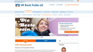 
                            8. KfW-Studienkredit - VR Bank Fulda eG