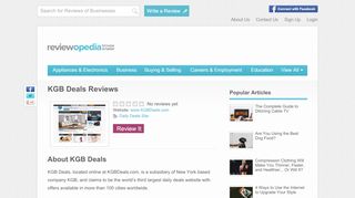 
                            6. KGB Deals Reviews - Legit or Scam? - Reviewopedia