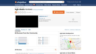 
                            3. Kgbdeals Reviews - 69 Reviews of Kgbdeals.com | Sitejabber