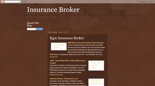 
                            4. Kgm Insurance Broker - Insurance Broker