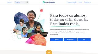 
                            3. Khan Academy | Cursos, aulas e prática on-line gratuitos