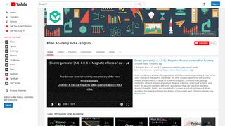 
                            5. Khan Academy India - English - YouTube