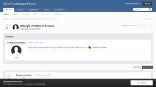 
                            7. Kharyll Portals In House - RuneScape Questions - Sal's RuneScape Forum