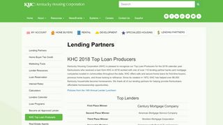 
                            7. KHC Top Loan Producers - Kentucky Housing Corporation