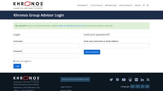 
                            2. Khronos Group Advisor Login - The Khronos Group Inc