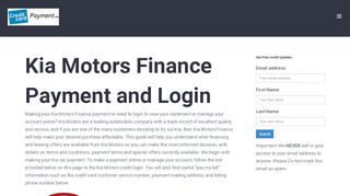 
                            6. Kia Motors Finance Payment and Login - …