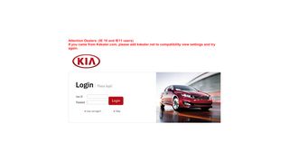 
                            1. KIA MOTORS LOGIN - webdcs.kdealer.net