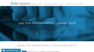 
                            7. KiBiz, Customer Portal | Kibizsystems.com