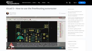 
                            5. Kicad 5 - How to use the freeRouting autorouter | Tech ...