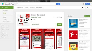 
                            4. kicker Tippspiel - Apps on Google Play