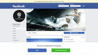 
                            3. Kickprophet - Home | Facebook