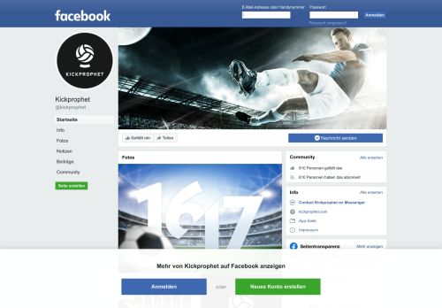 
                            9. Kickprophet - Startseite | Facebook