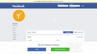 
                            8. Kicksite - About | Facebook