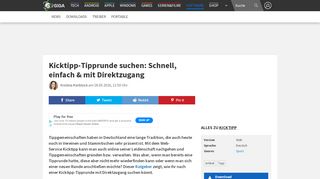 
                            5. Kicktipp-Tipprunde suchen: Schnell, einfach & mit Direktzugang