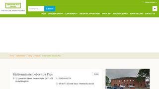 
                            8. Kidderminster Jobcentre Plus - Phone Number, …