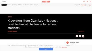 
                            1. Kidovators from Gyan Lab - National level technical ...