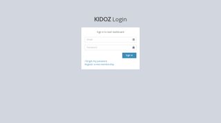 
                            5. KIDOZ Admin | Log in