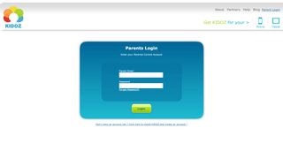 
                            1. KIDOZ - Parental Control Login