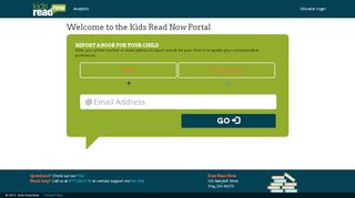 
                            2. Kids Read Now Portal: Report a Book