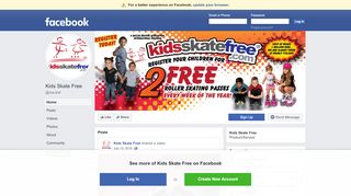 
                            9. Kids Skate Free - Home | Facebook