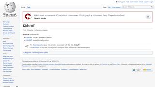 
                            6. Kidstuff - Wikipedia