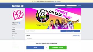 
                            9. KIDZ BOP - About | Facebook