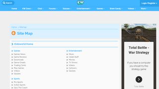 
                            4. Kidzworld.com Site Map