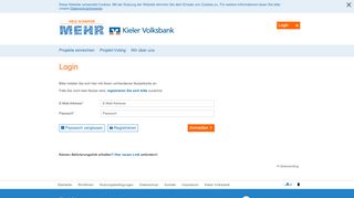 
                            4. Kieler Volksbank - Mitgliedschaft mit Herz - Login