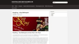 
                            4. KiezKing - Kiez Mafiaspiel - Kostenlose-Mafiagames.de