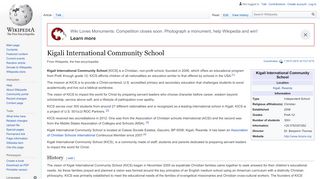 
                            3. Kigali International Community School - Wikipedia