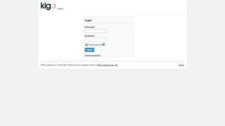 
                            1. Kigo Legacy – Login