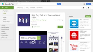 
                            8. Kijiji: Buy, Sell and Save on Local Deals - Apps on Google ...