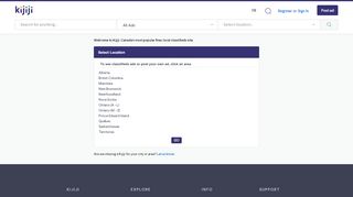 
                            6. Kijiji: Free Classifieds in Canada. Find a job, buy a car, find a house or ...