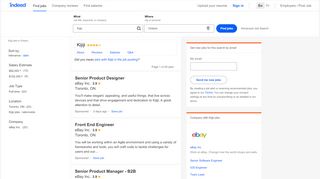 
                            5. Kijiji Jobs in Ontario (with Salaries) | Indeed.com