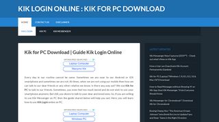 
                            3. Kik Login Online Guide* | Kik for PC Download Free