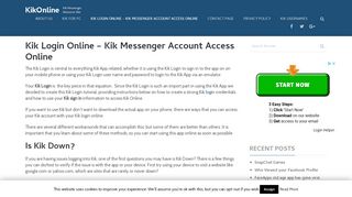 
                            11. Kik Login Online - Kik Messenger Account Access Online - KikOnline