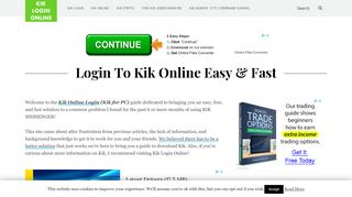 
                            2. Kik Login Online