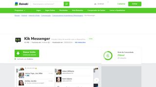 
                            5. Kik Messenger download - Baixaki