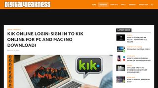 
                            8. Kik Online Login: Sign in to Kik Online for PC and …