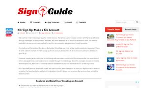 
                            2. Kik Sign Up: Make a Kik Account | SignUp