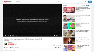 
                            5. Kik wont let me login my account - Kik Messenger issues ...