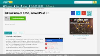 
                            2. Kikani School CBSE, SchoolPost 3.2 Free Download