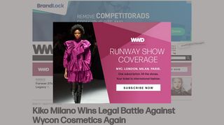 
                            9. Kiko Milano Wins Legal Battle Against Wycon Cosmetics ...